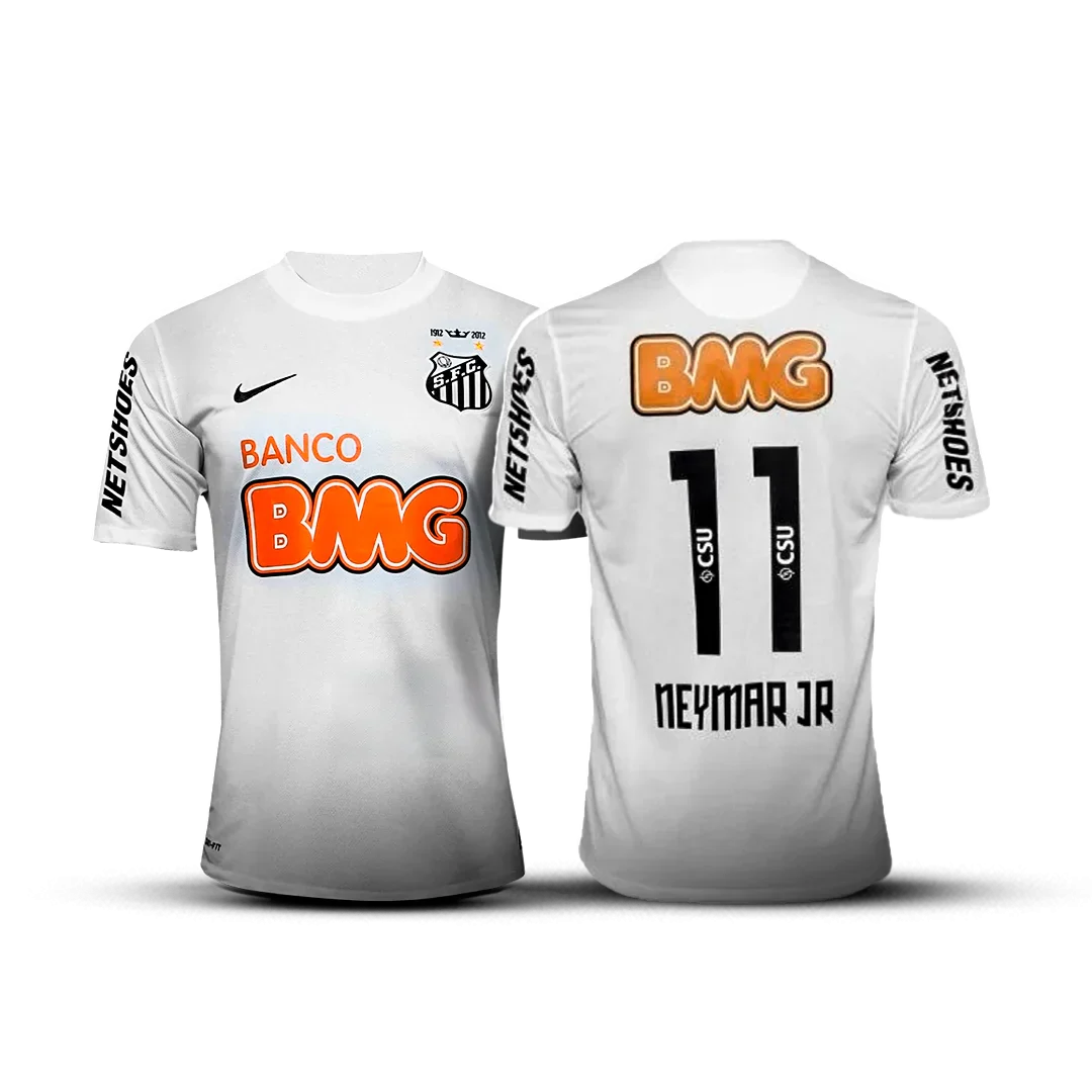 Camisa Retrô Santos I Home 2012/13 Nike: Neymar Jr #11