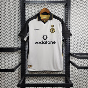 Camisa Manchester United 01/02 Versão Retrô Dupla Face