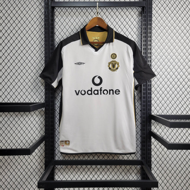Camisa Manchester United 01/02 Versão Retrô Dupla Face