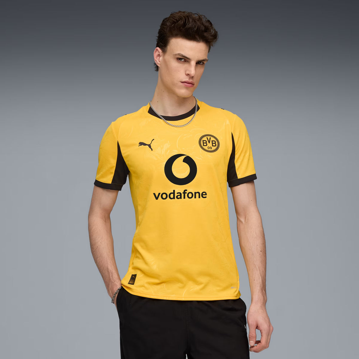 Camiseta Borussia Dortmund Cup 25/26 Torcedor Masculina