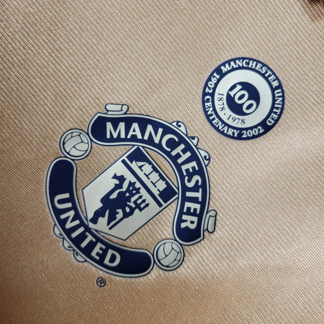 Camisa Manchester United 01/02 Versão Retrô Dupla Face