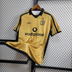Camisa Manchester United 01/02 Versão Retrô Dupla Face