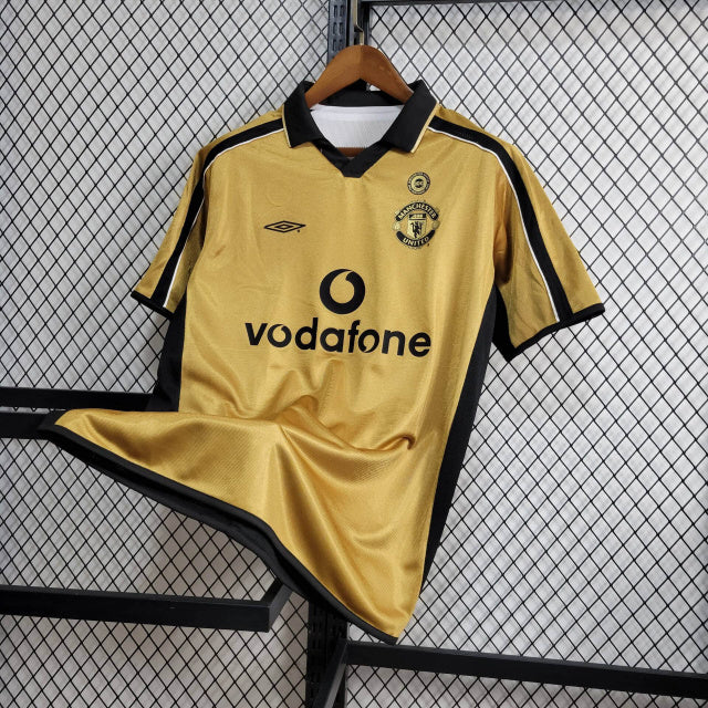 Camisa Manchester United 01/02 Versão Retrô Dupla Face