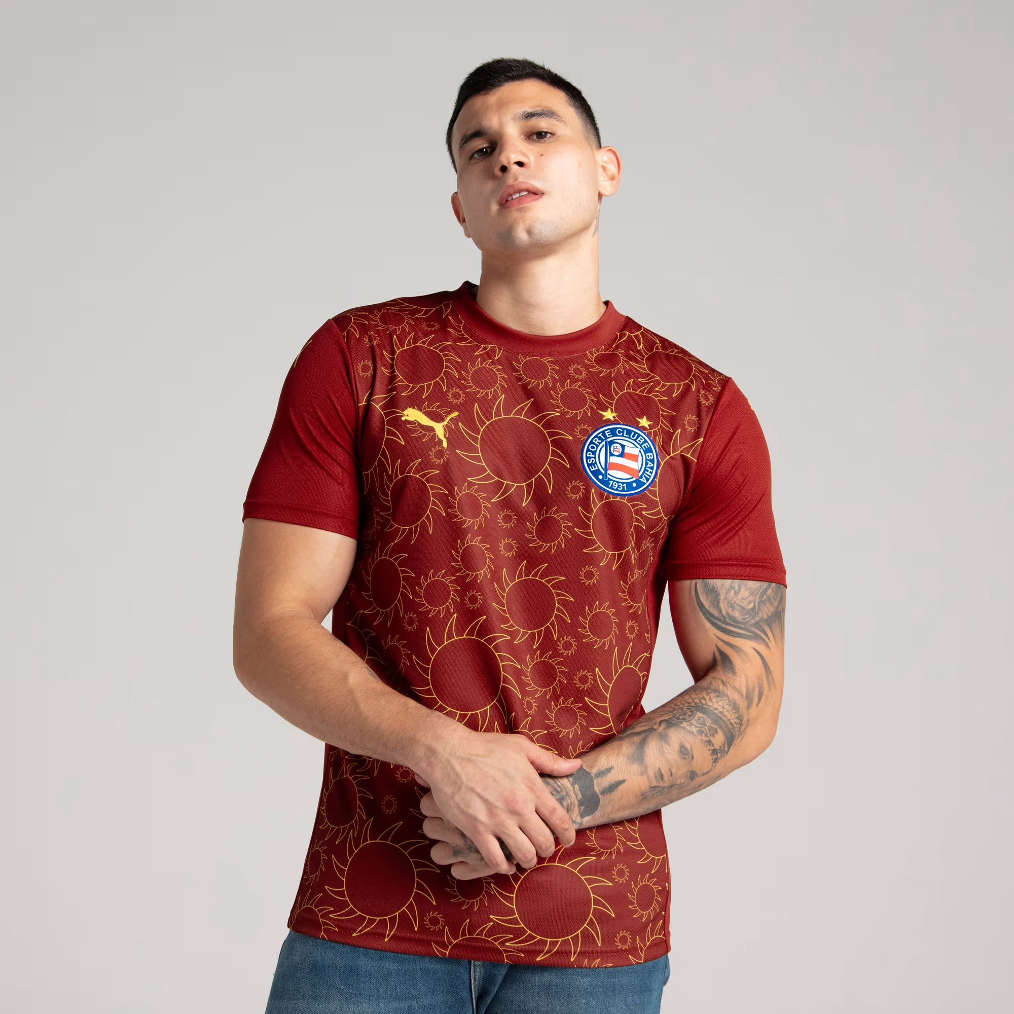 Camisa Bahia Masculina 2025/26 Torcedor