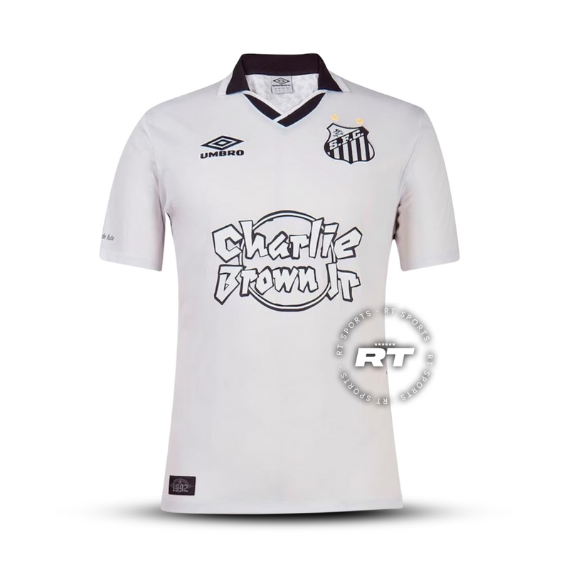 Camisa Santos Edição Especial Charlie Brown Branca 22/23 - Versão Torcedor