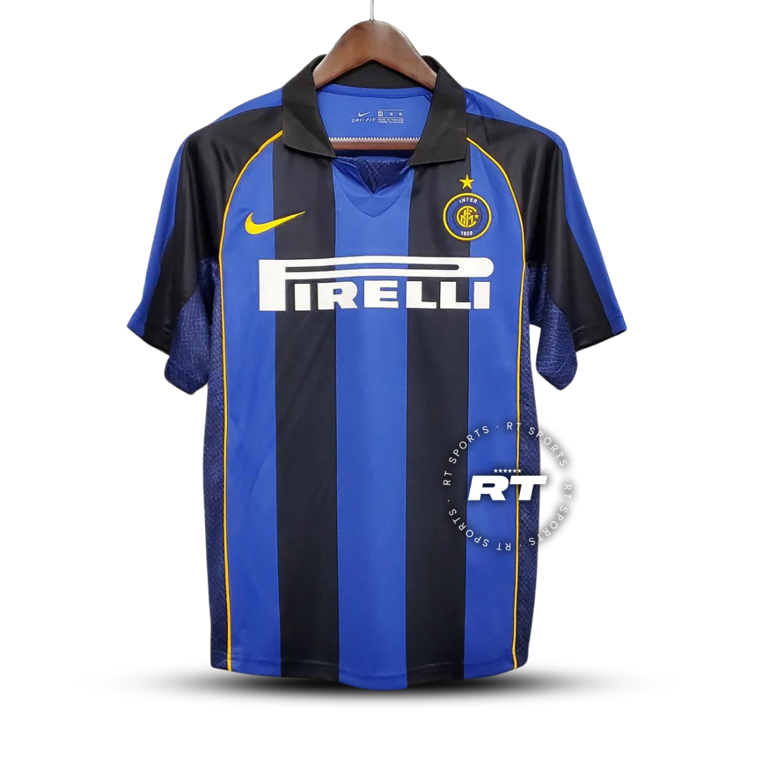 Camisa Inter de Milão Titular 01/02 - Versão Retrô