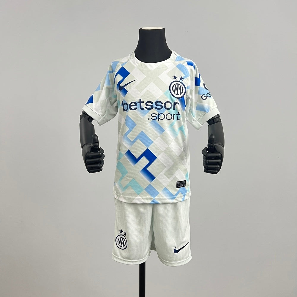 Kit Infantil Inter De Milão Away 2025/26