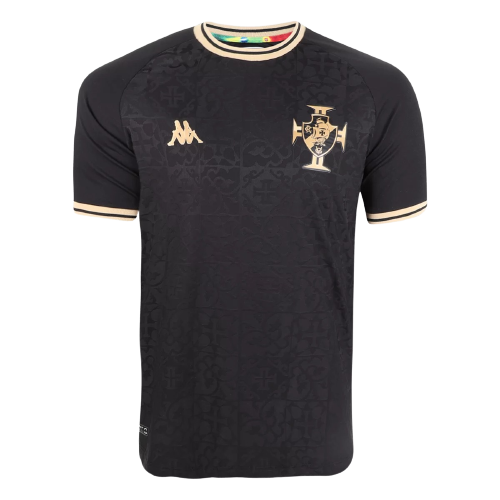 Camisa Vasco Especial 22/23 - Kappa Torcedor Masculina - Preta