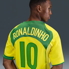 CAMISA NIKE BRASIL REEDIÇÃO TOTAL 90 RONALDINHO MASCULINA