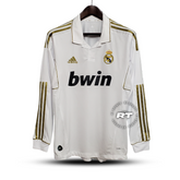 Camisa Real Madrid Titular 11/12 - Versão Retrô Manga Comprida
