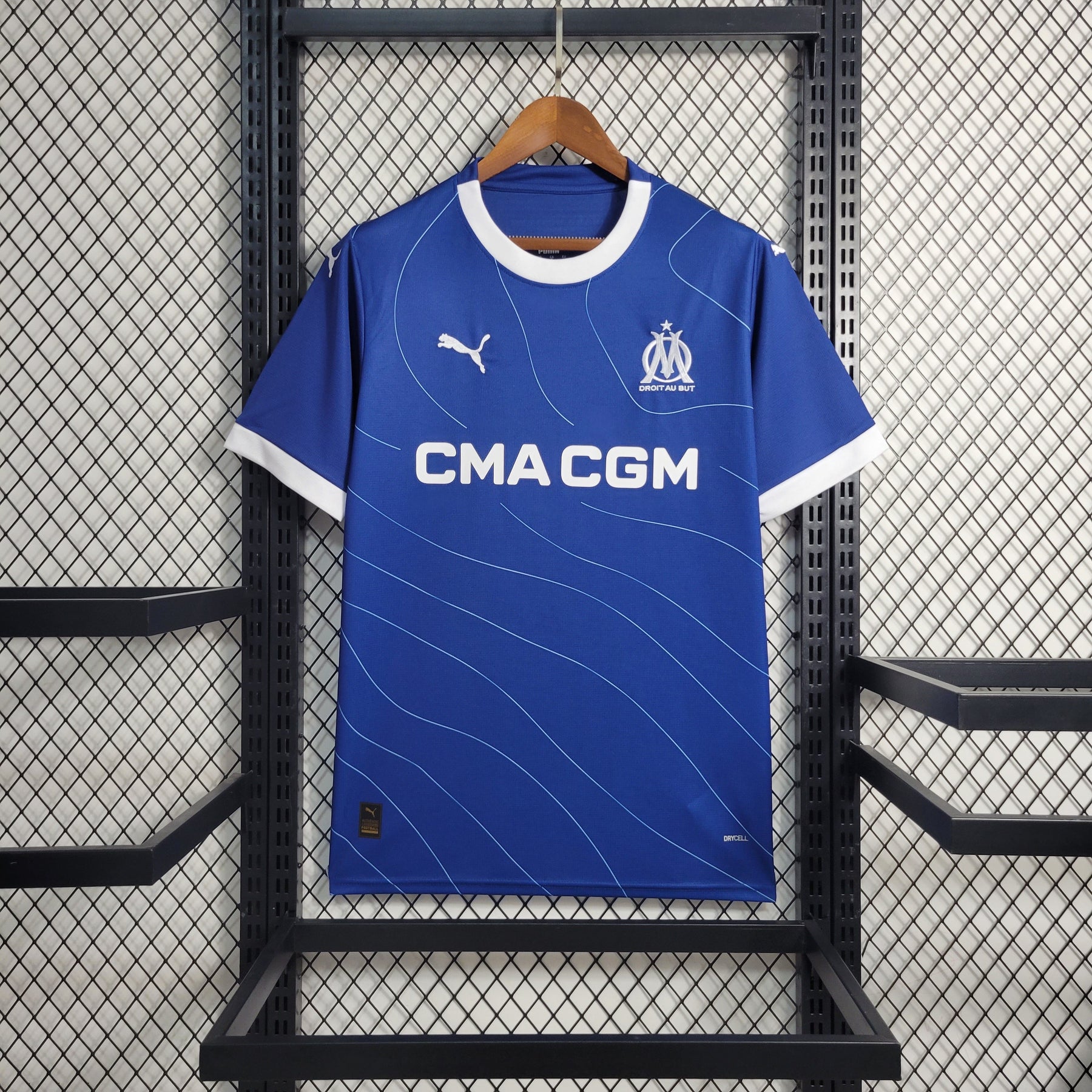 Camisa Olympique de Marseille Away  23/24 - Puma Torcedor Masculina