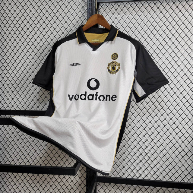 Camisa Manchester United 01/02 Versão Retrô Dupla Face