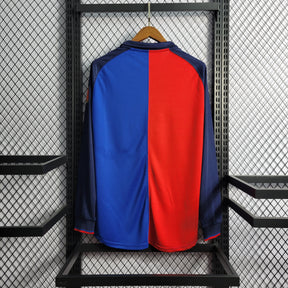 Camisa Barcelona Edição Comemorativa 100 Anos - Versão Retrô Manga Comprida