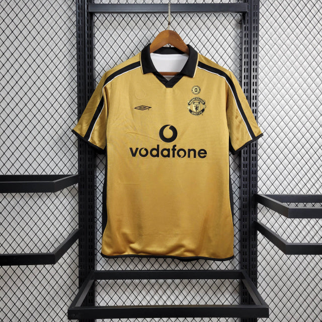 Camisa Manchester United 01/02 Versão Retro Dupla Face