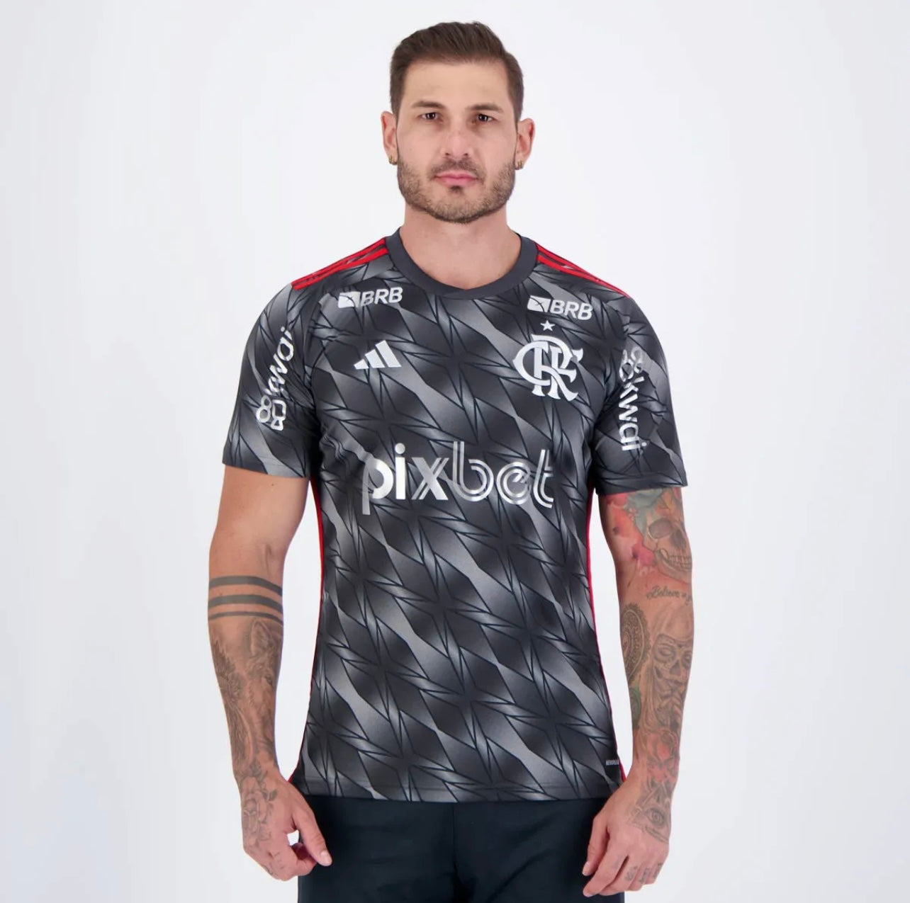 Camisa Adidas Flamengo 2024/25 Com Patrocínio