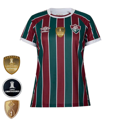 Camisa Fluminense Away 23/24 - Umbro Feminina com Patch de Campeão da Libertadores