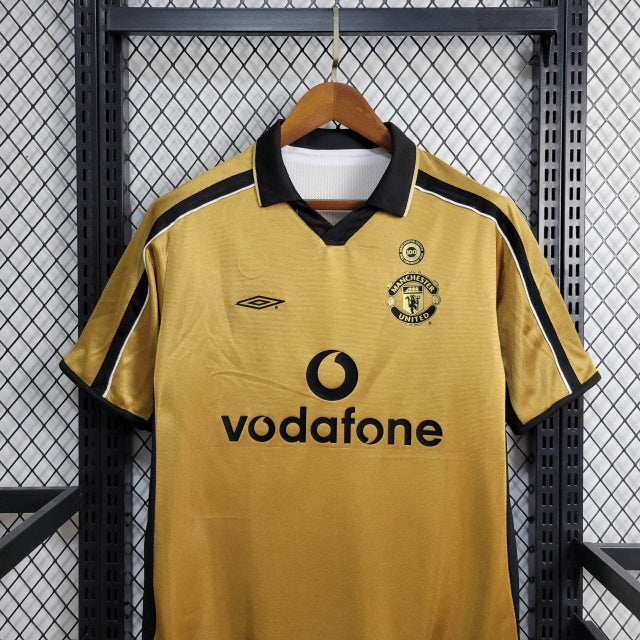 Camisa Manchester United 01/02 Versão Retro Dupla Face