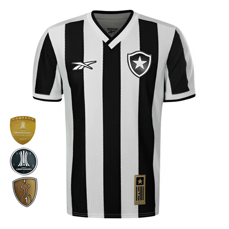 Camisa Botafogo Reebok 2024/25 Lançamento Com Patch da Libertadores