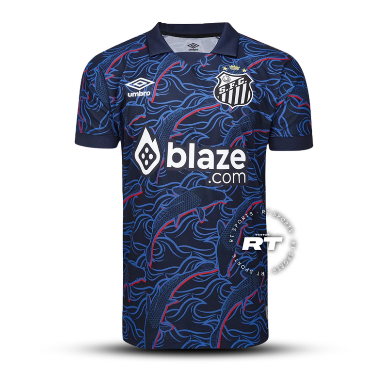 Camisa Santos 23/24 - Umbro Torcedor Masculina - Lançamento