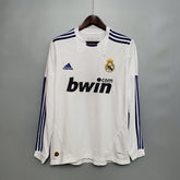 Camisa Real Madrid Titular 10/11 - Versão Retrô Manga Comprida
