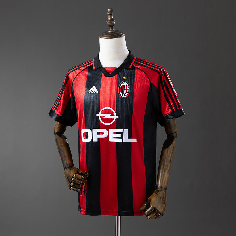 Camisa Milan Titular 98/99 - Versão Retrô