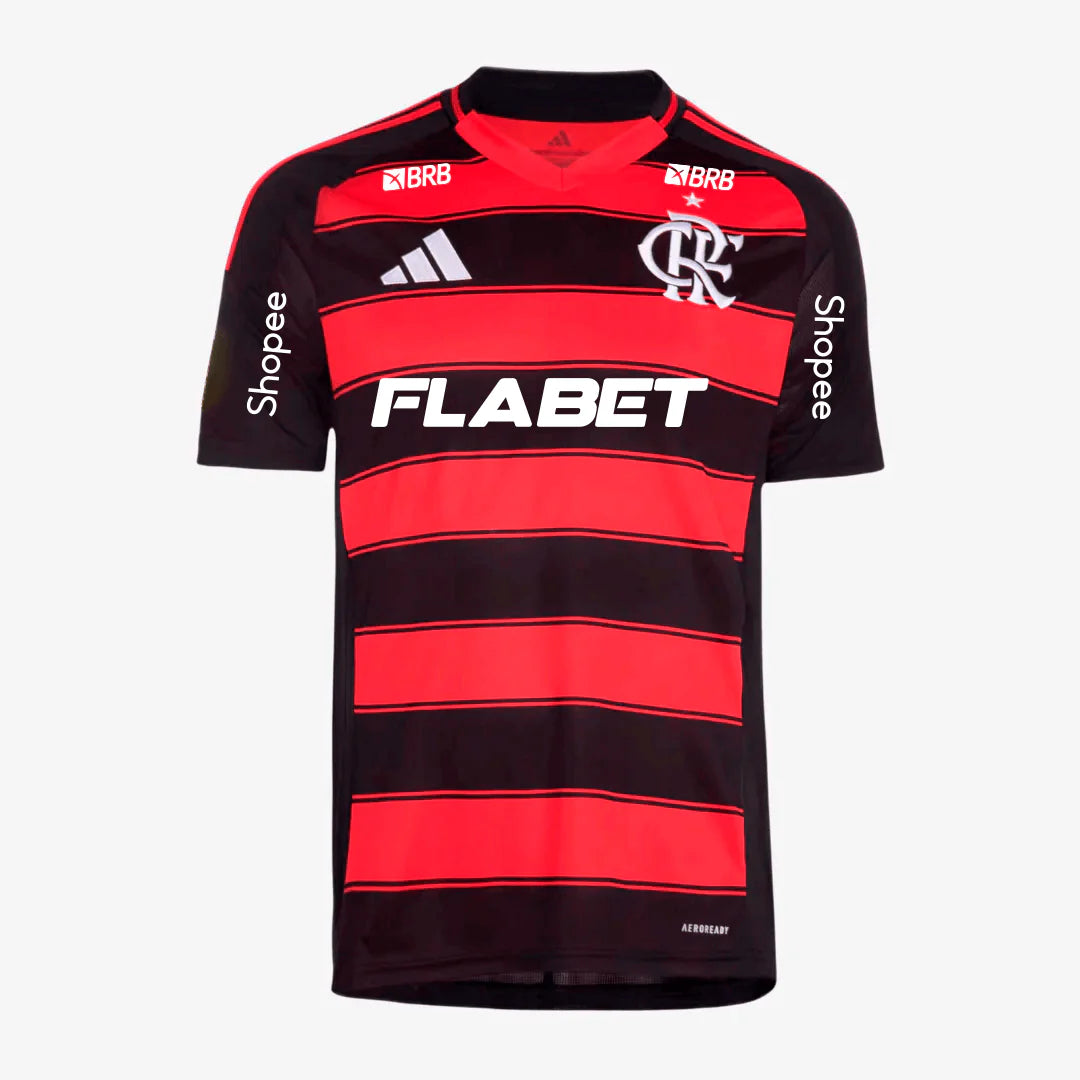 Camisa Adidas Flamengo 2025/26 Com Patrocínio