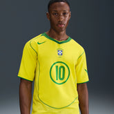 CAMISA NIKE BRASIL REEDIÇÃO TOTAL 90 RONALDINHO MASCULINA