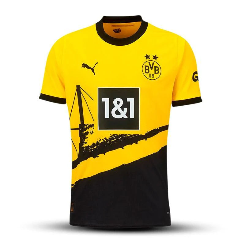 Camisa Borussia Dortmund Home 23/24 - Puma Torcedor Masculina - Lançamento