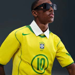 CAMISA NIKE BRASIL REEDIÇÃO TOTAL 90 RONALDINHO MASCULINA