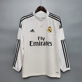 Camisa Real Madrid Titular 14/15 - Versão Retrô Manga Comprida