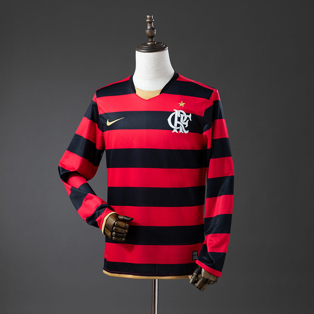Camisa Flamengo Titular Manga Longa 08/09 - Versão Retrô