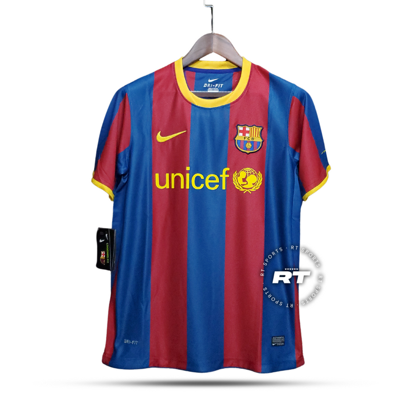 Camisa Barcelona Titular 10/11 - Versão Retro