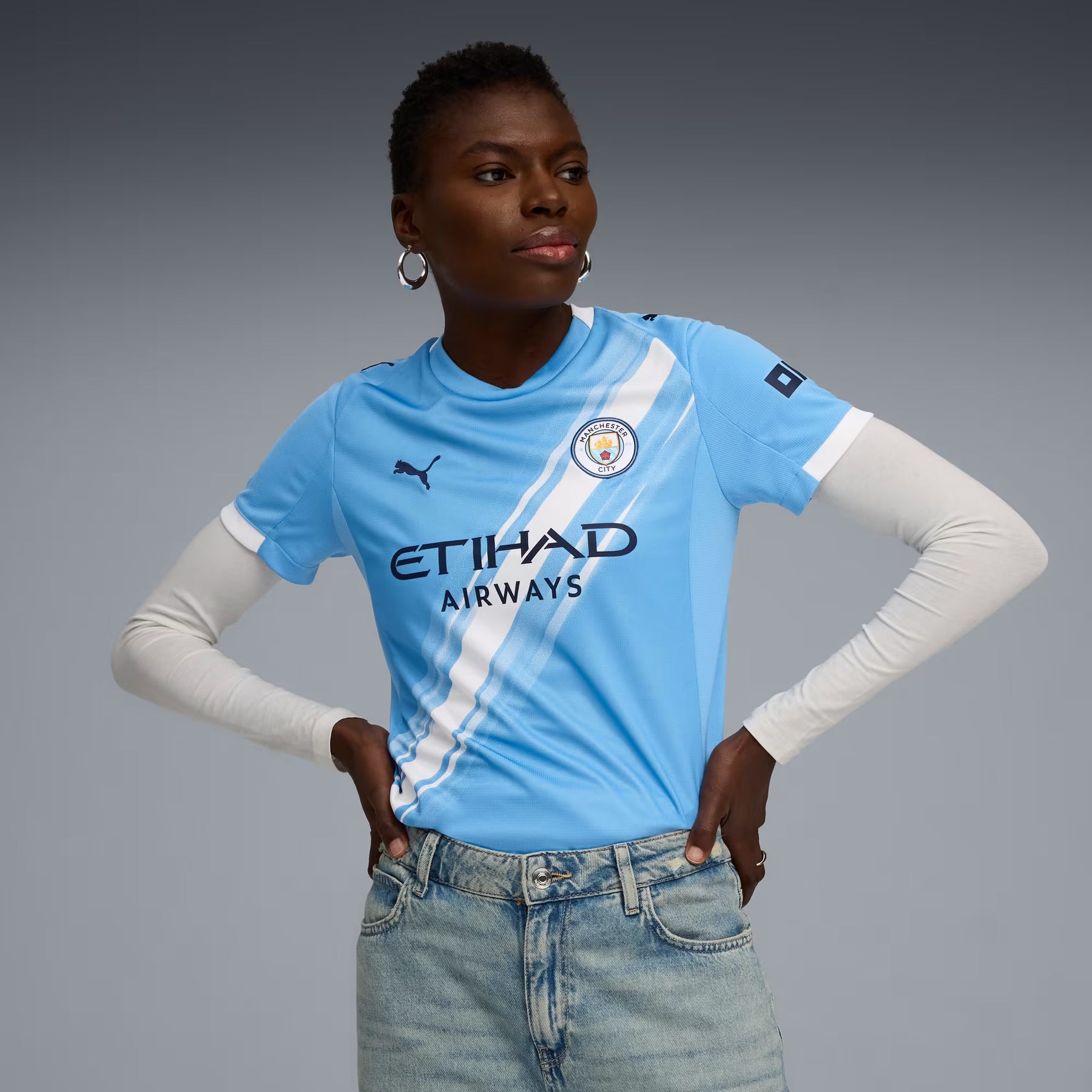 CAMISA FEMININA DO MANCHESTER CITY 2025/26