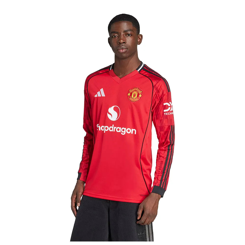 CAMISA MANCHESTER UNITED I 2025/26 MANGA LONGA TORCEDOR