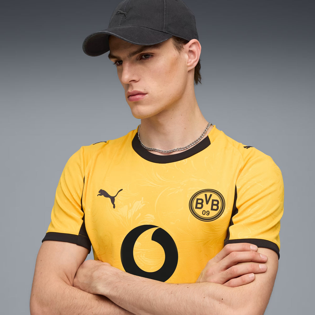 Camiseta Borussia Dortmund Cup 25/26 Torcedor Masculina
