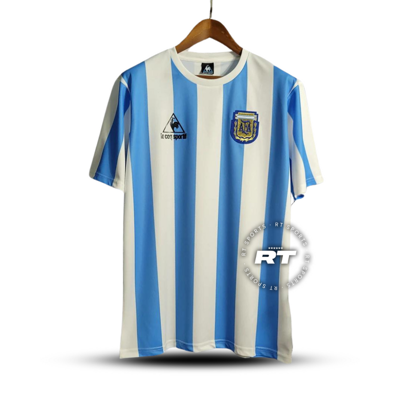 Camisa Argentina Titular 1986 - Versão Retro