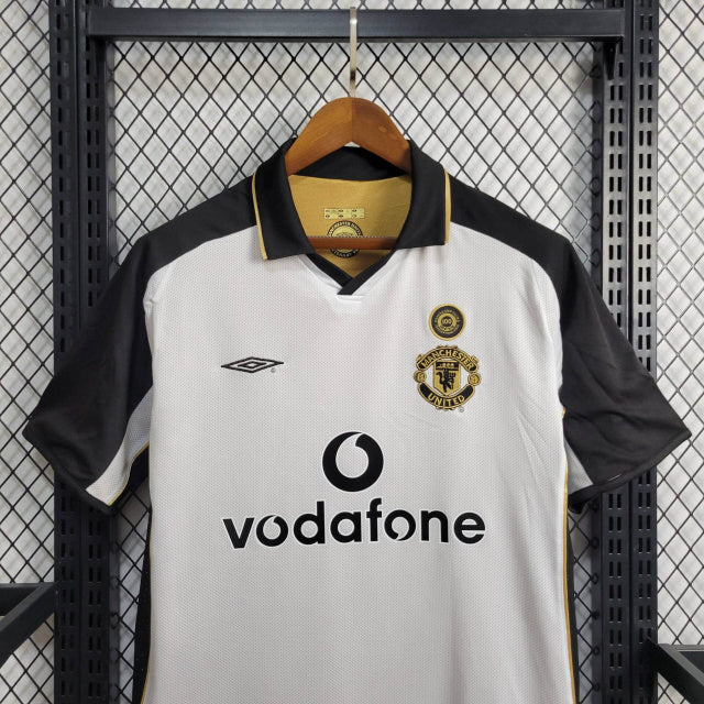 Camisa Manchester United 01/02 Versão Retrô Dupla Face