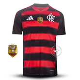 Camisa do Flamengo 2025/26 Home Torcedor Com Patch da Copa Do Brasil