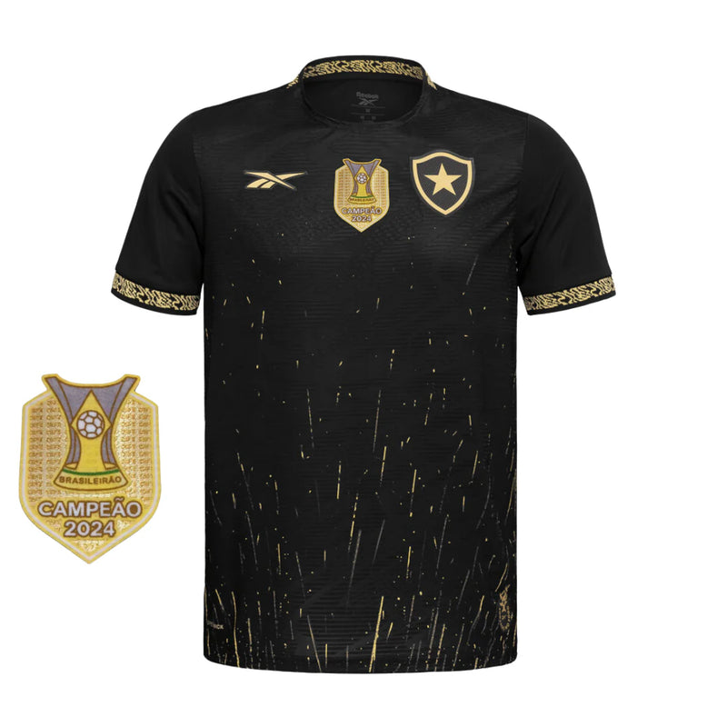 Camisa Botafogo Reebok 2024/25 Lançamento Com Patch de Campão Brasileiro