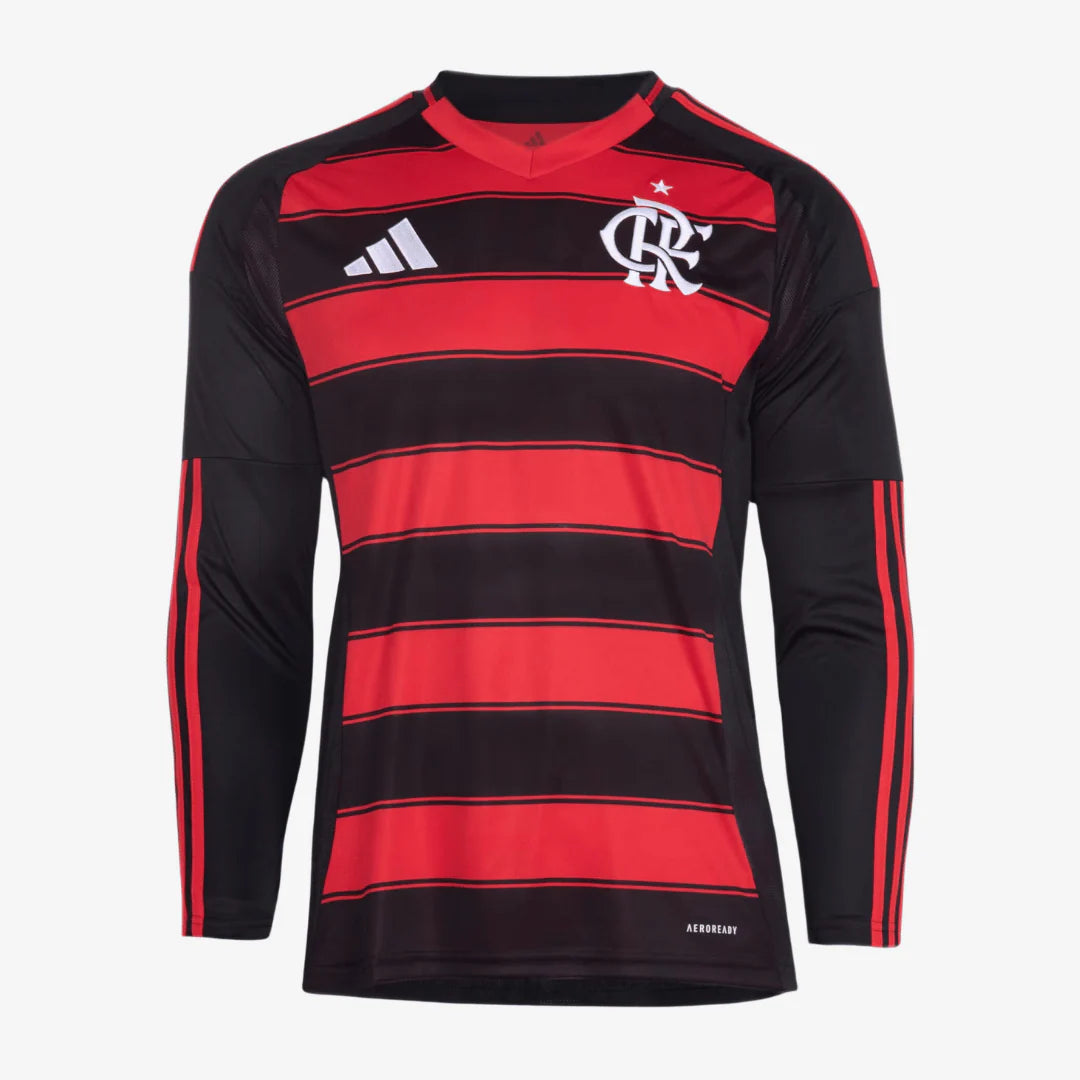 CAMISA MANGA LONGA ADIDAS FLAMENGO 2025/26 I