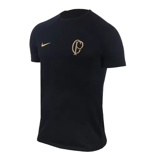 Camisa Corinthians Treino 23/24 - Nike Torcedor Masculina - Preta