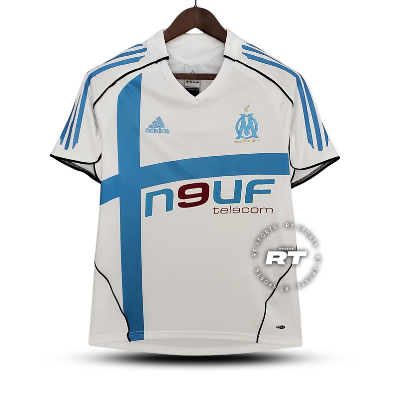 Camisa Olympique de Marseille Titular 05/06 - Versão Retro