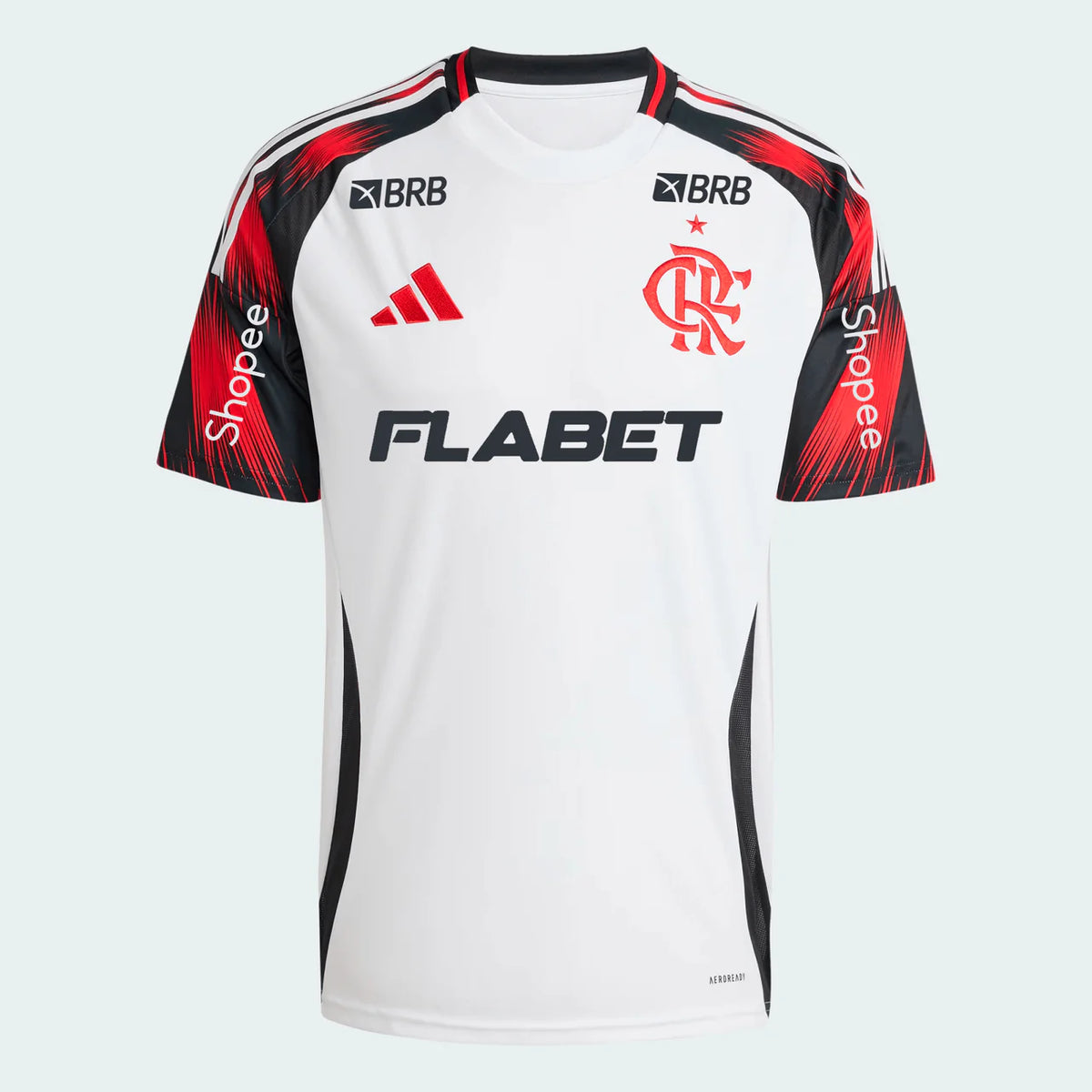 CAMISA ADIDAS FLAMENGO 2025/26 II COM PATROCÍNIOS