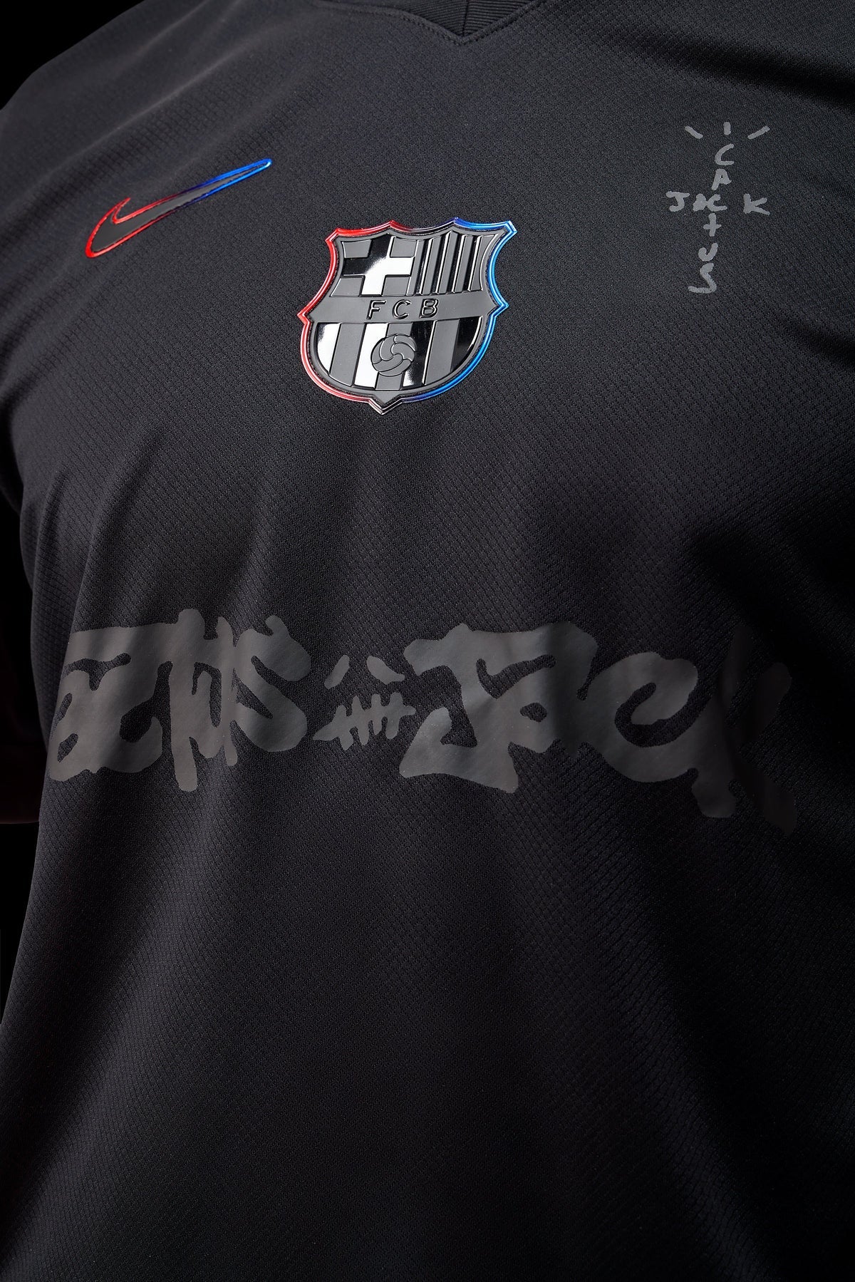 Camisa Barcelona Home x Travis Scott 24/25