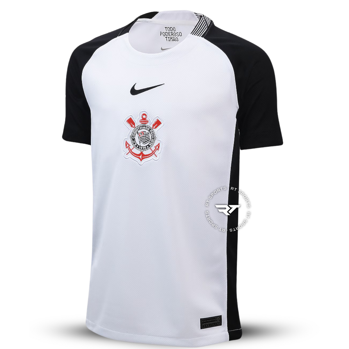 Camisa Corinthians I 25/26 Torcedor Nike Masculina - Branco+Preto