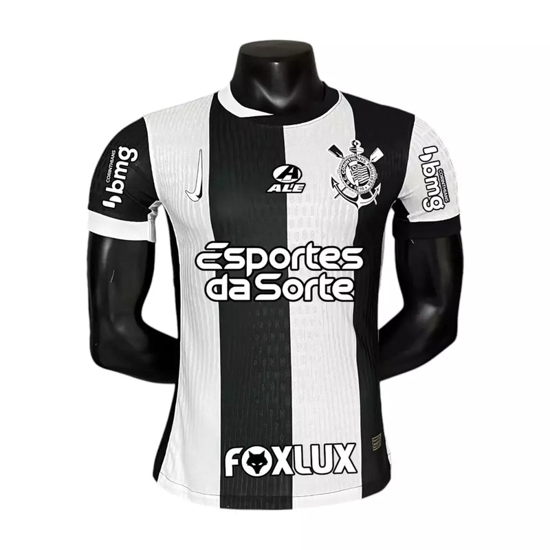 Camisa Corinthians 24/25 Nike Jogador Masculina Com Patrocínios