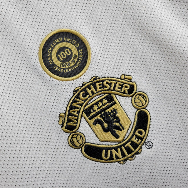 Camisa Manchester United 01/02 Versão Retrô Dupla Face
