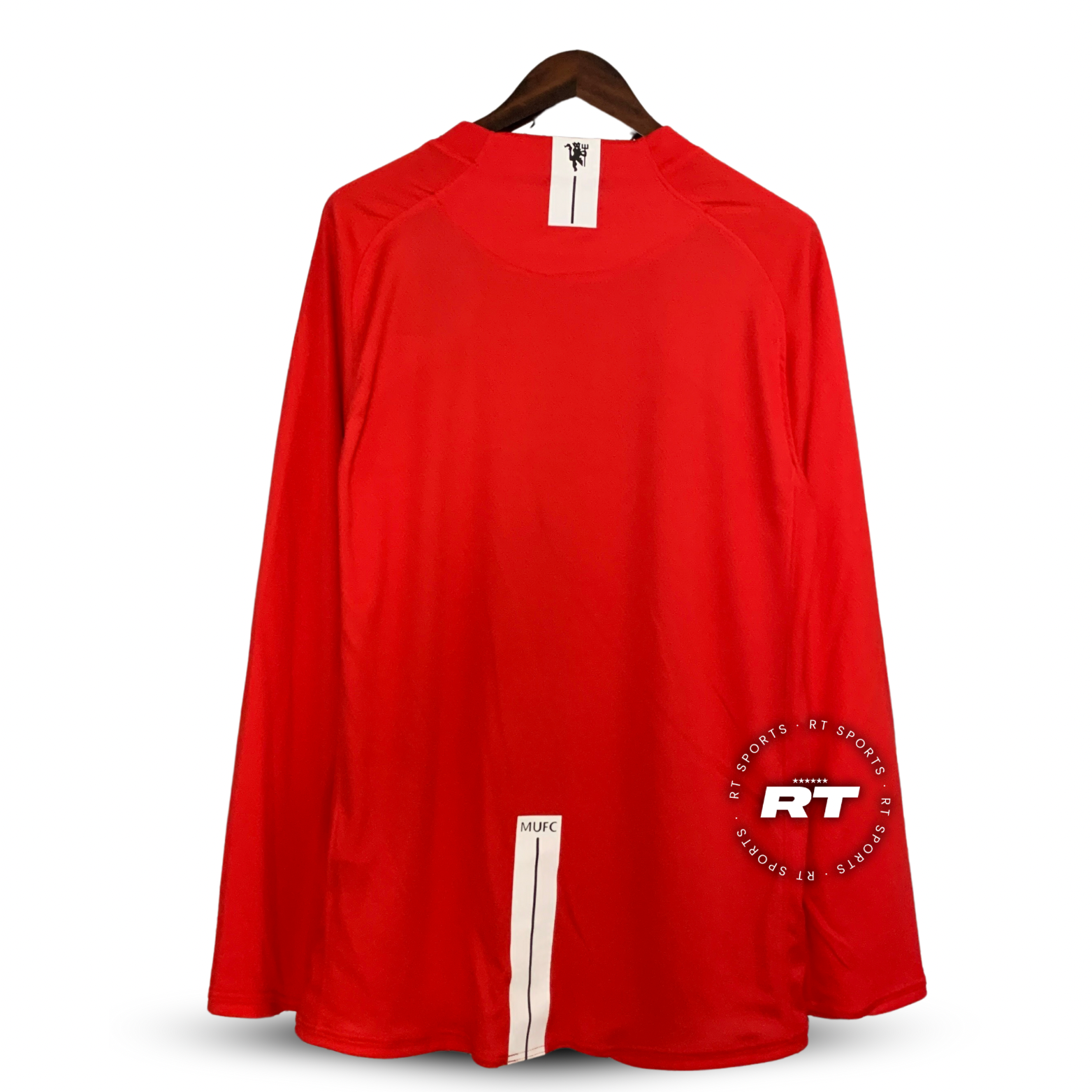 Camisa Manchester United Retrô 07/08 Masculina Manga Longa