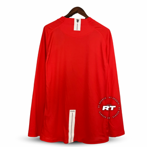 Camisa Manchester United Retrô 07/08 Masculina Manga Longa