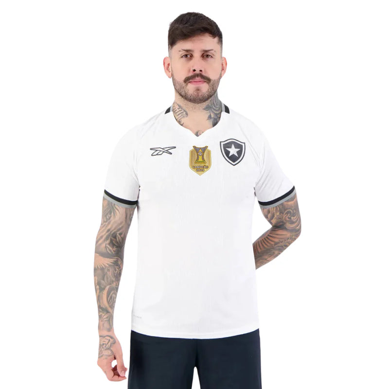 Camisa Botafogo Reebok 2024/25 Lançamento Com Patch de Campão Brasileiro